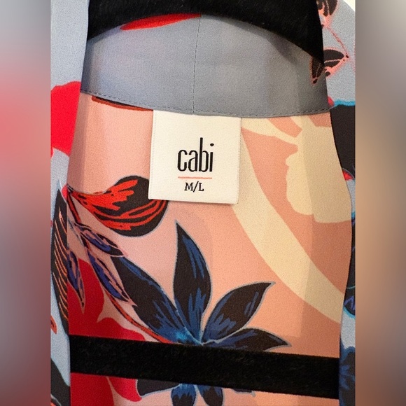 Cabi Floral Open-Front Kimono, style 5622, M/L - Picture 4 of 5